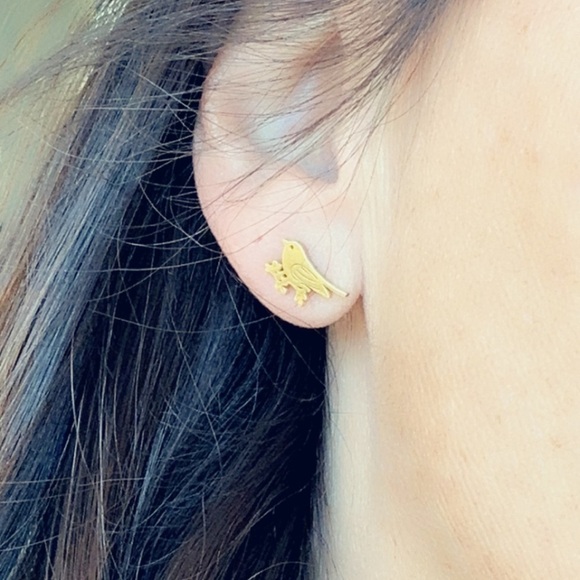 Stainless Steel Bird Studs. - Picture 7 of 10